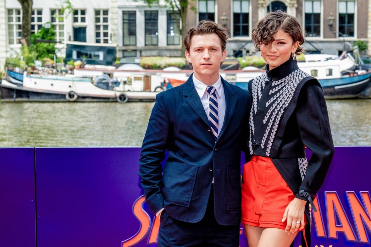 Zendaya and Tom Holland promote the new "Spider-Man" movie in Amsterdam