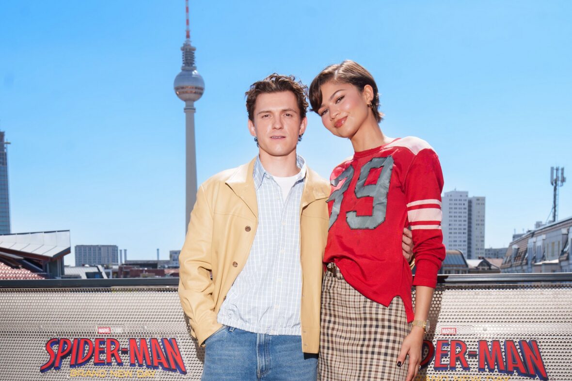 Tom Holland and Zendaya promoting Spider-Man: Brand New Day in Berlin, Germany on June 22, 2026