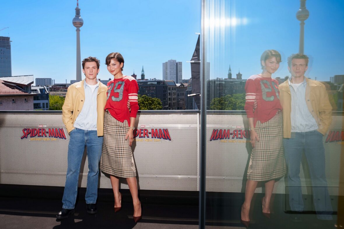 Tom Holland and Zendaya promoting Spider-Man: Brand New Day in Berlin, Germany on June 22, 2026