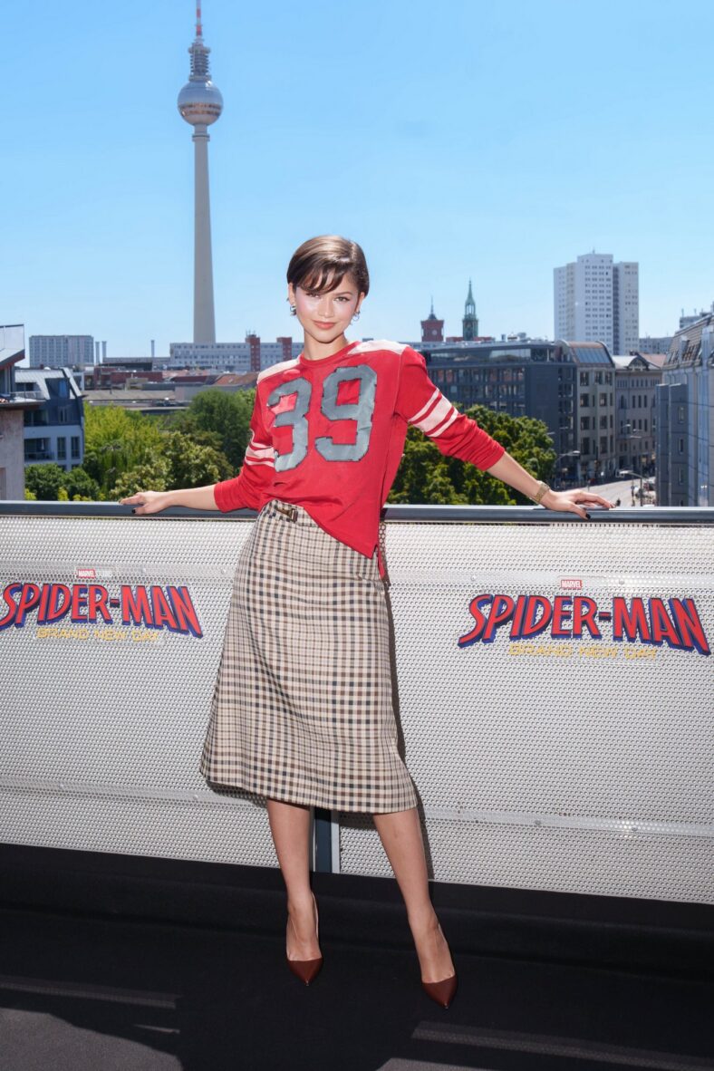 Zendaya promoting Spider-Man: Brand New Day in Berlin, Germany on June 22, 2026
