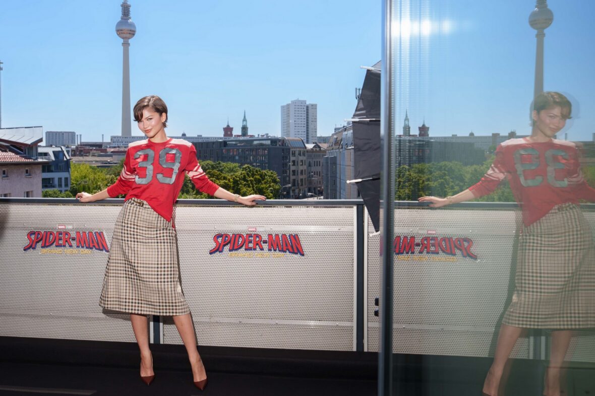 Zendaya promoting Spider-Man: Brand New Day in Berlin, Germany on June 22, 2026