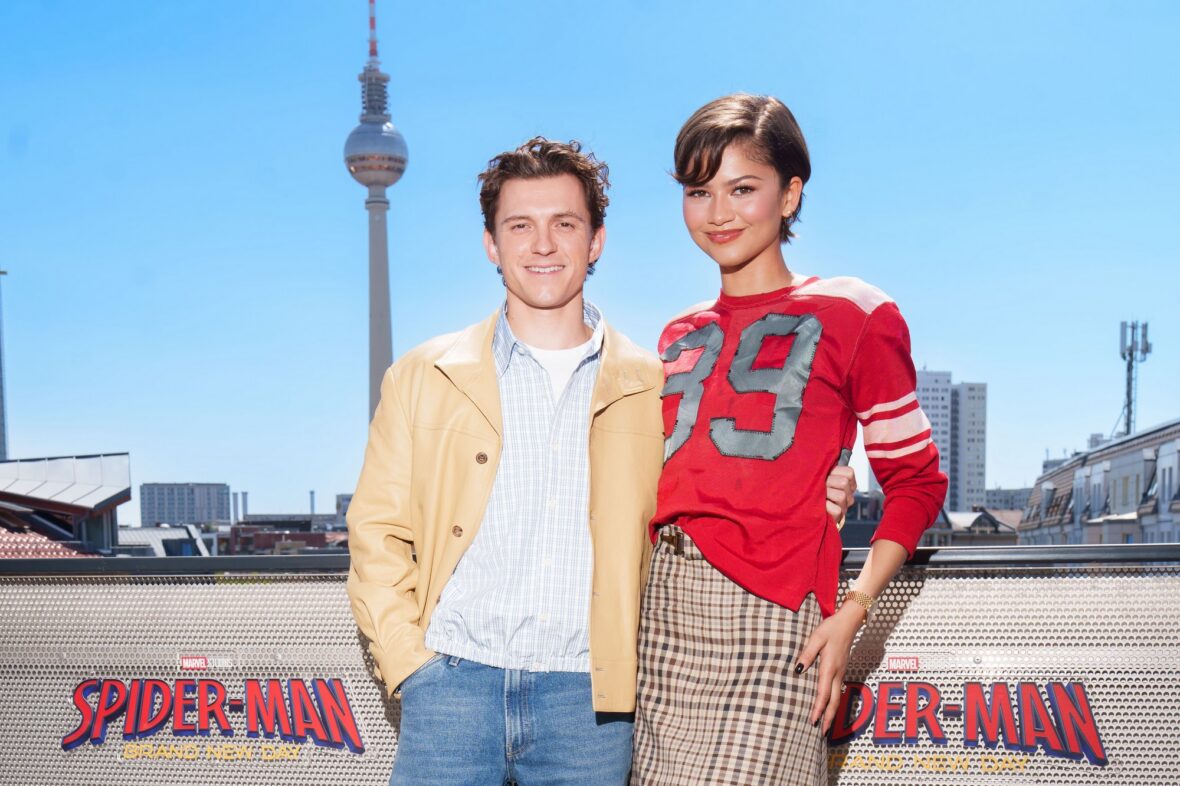 Tom Holland and Zendaya promoting Spider-Man: Brand New Day in Berlin, Germany on June 22, 2026