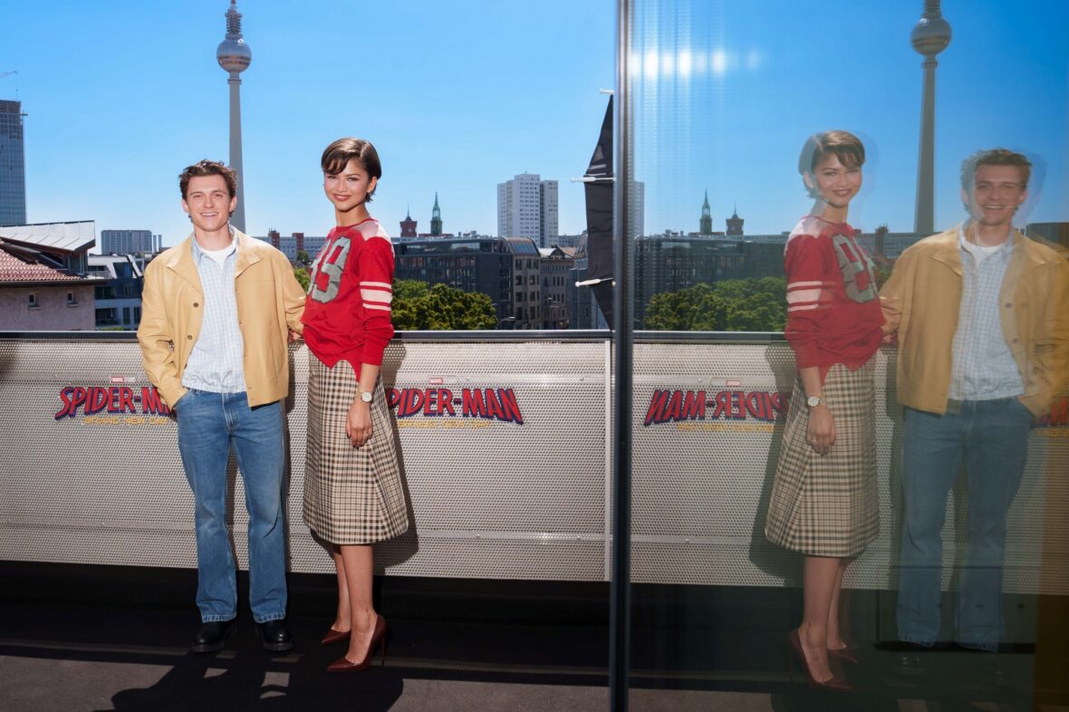 Tom Holland and Zendaya promoting Spider-Man: Brand New Day in Berlin, Germany on June 22, 2026