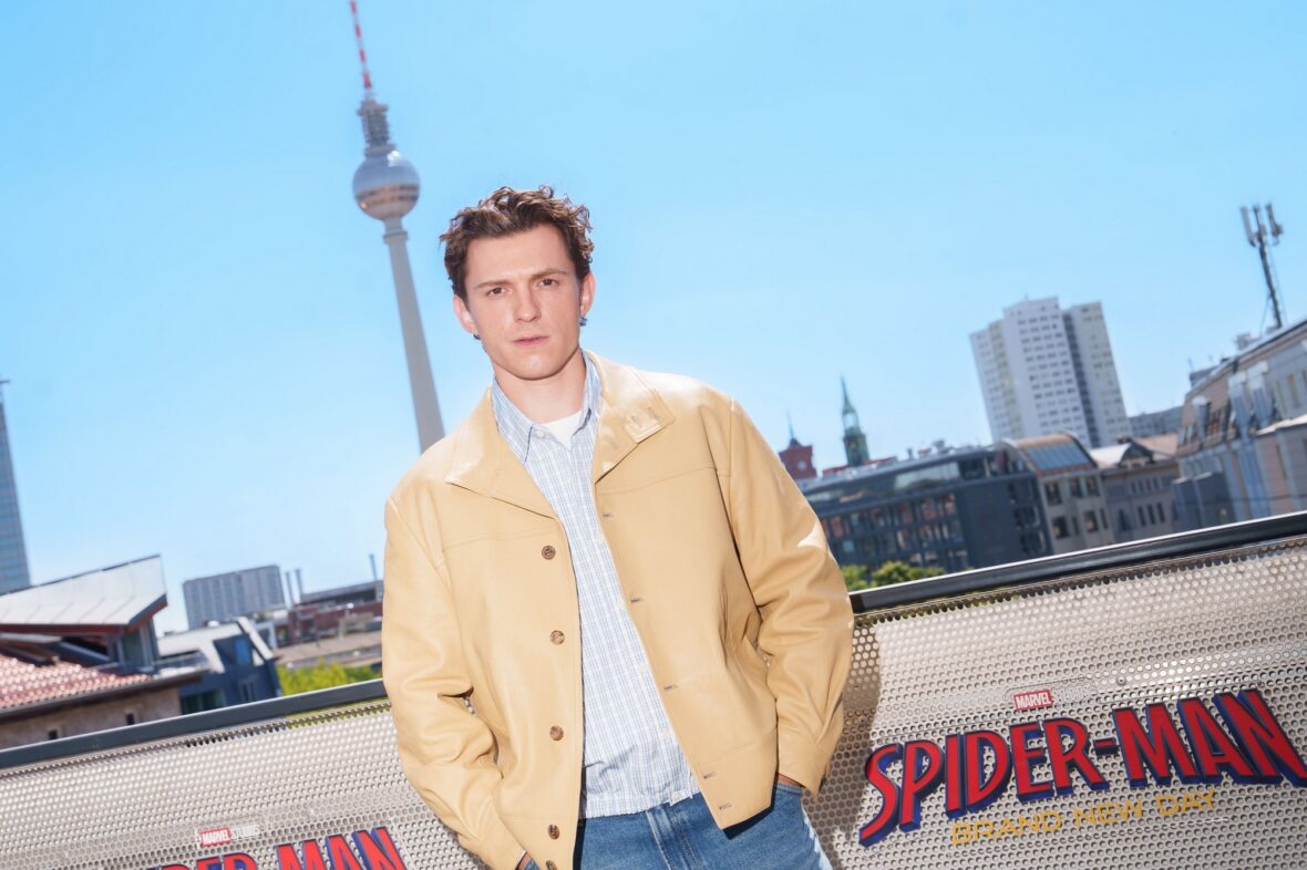 Tom Holland promoting Spider-Man: Brand New Day in Berlin, Germany on June 22, 2026