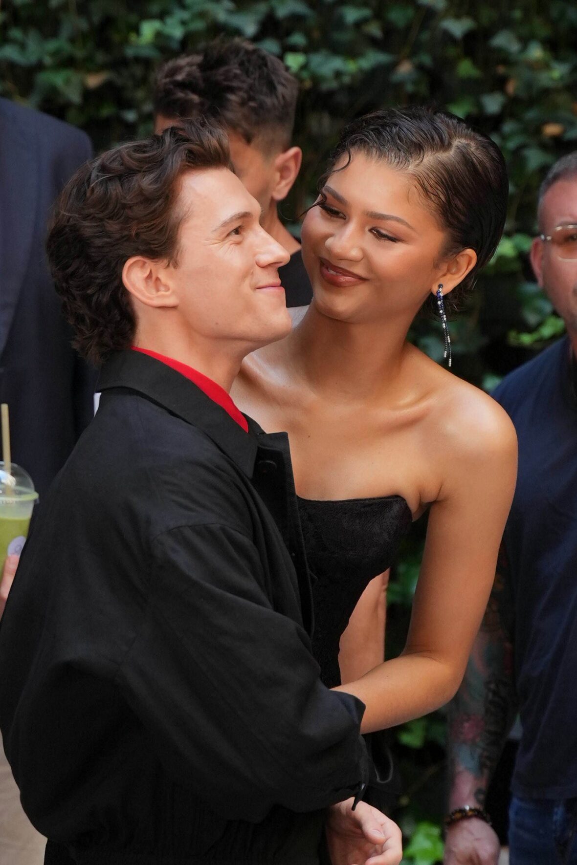 Tom Holland and Zendaya at the Spider-Man Brand New Day photo call in Madrid