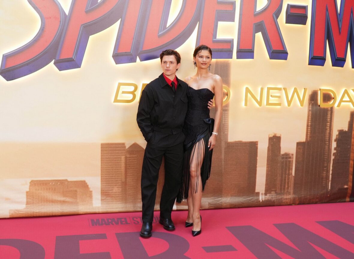 Tom Holland and Zendaya at the Spider-Man Brand New Day photo call in Madrid