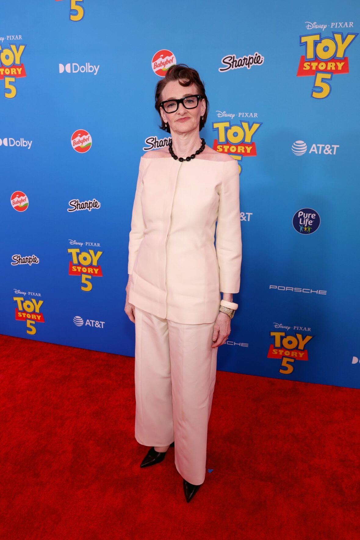 Joan Cusack attends the Toy Story 5 premiere in Los Angeles
