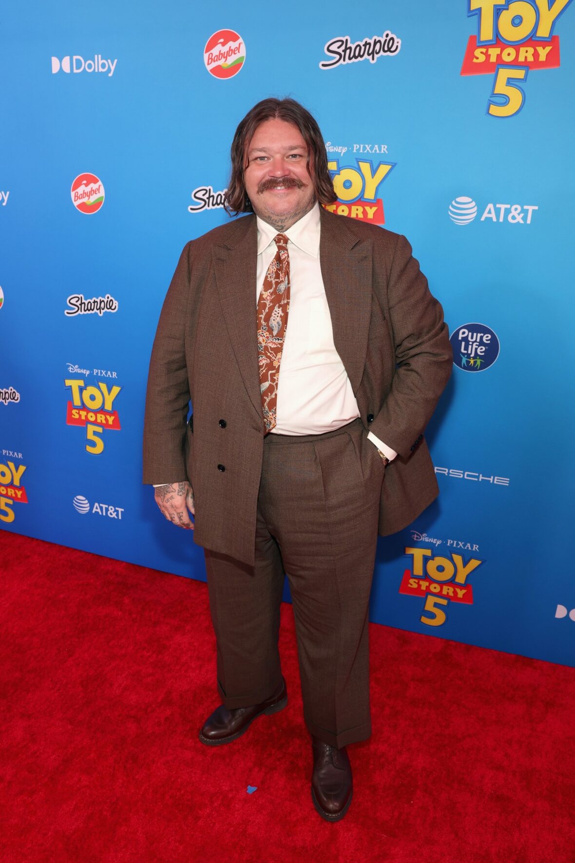 Matty Matheson attends the Toy Story 5 premiere in Los Angeles