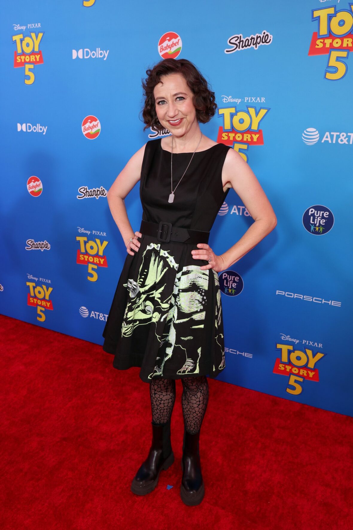 Kristen Schall attends the Toy Story 5 premiere in Los Angeles