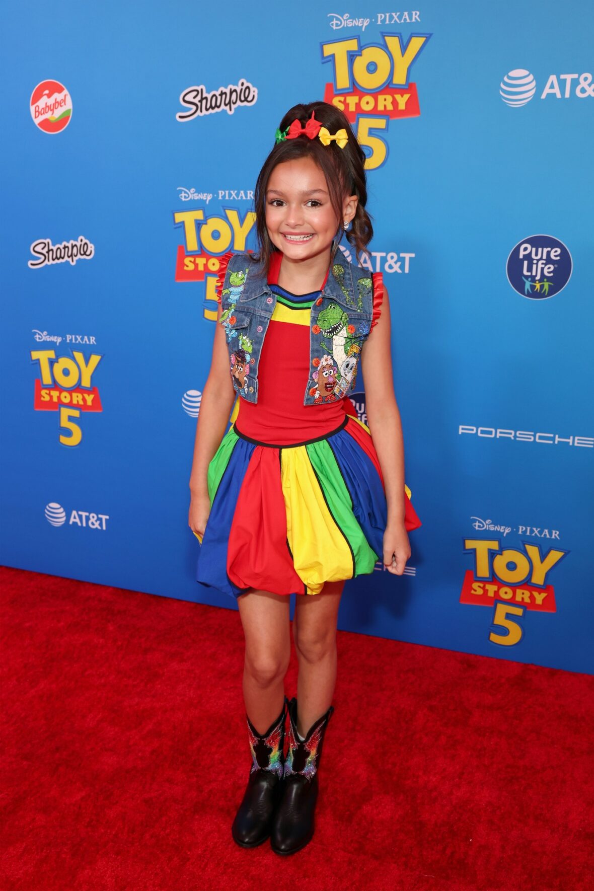 Scarlett Spears attends the Toy Story 5 premiere in Los Angeles