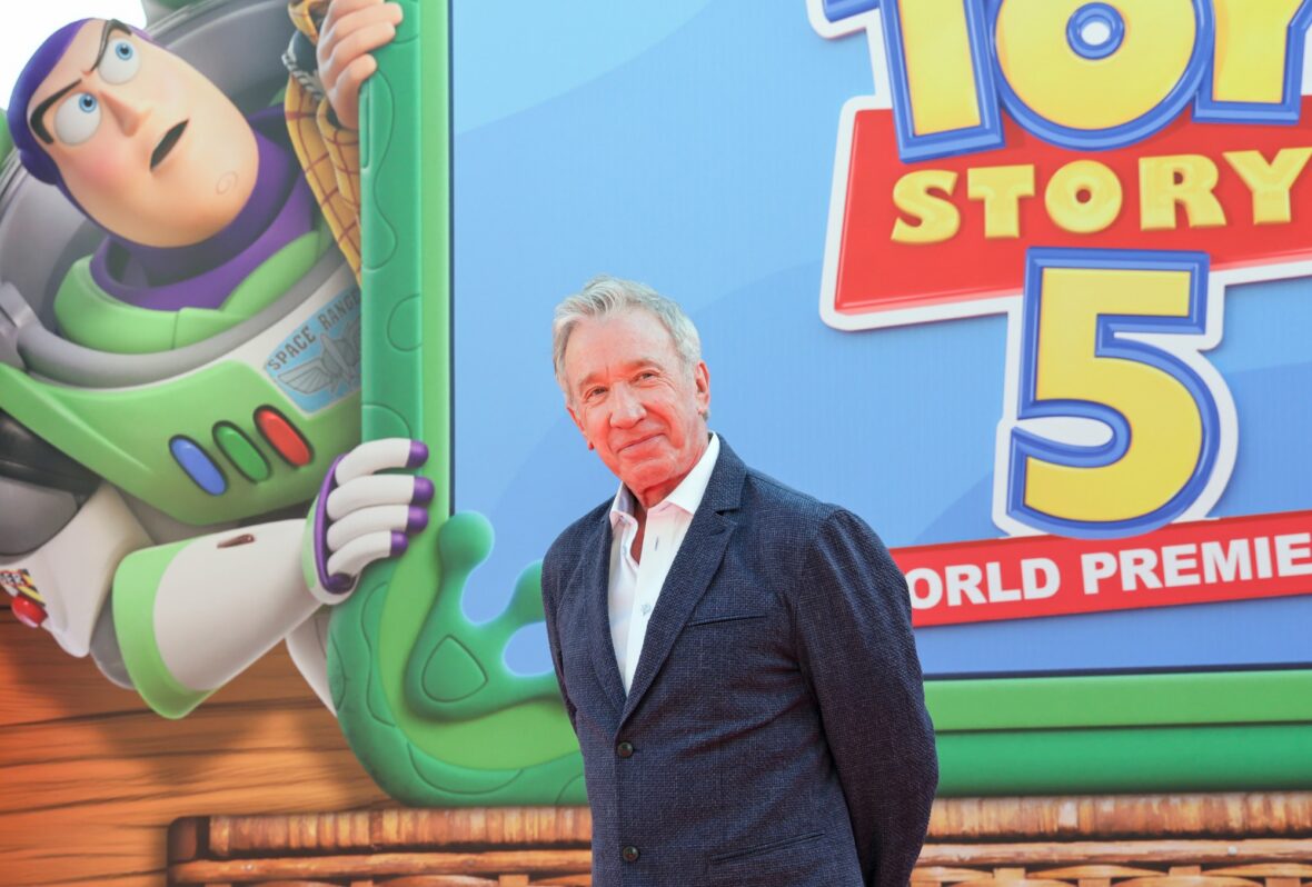 Tim Allen attends the Toy Story 5 premiere in Los Angeles