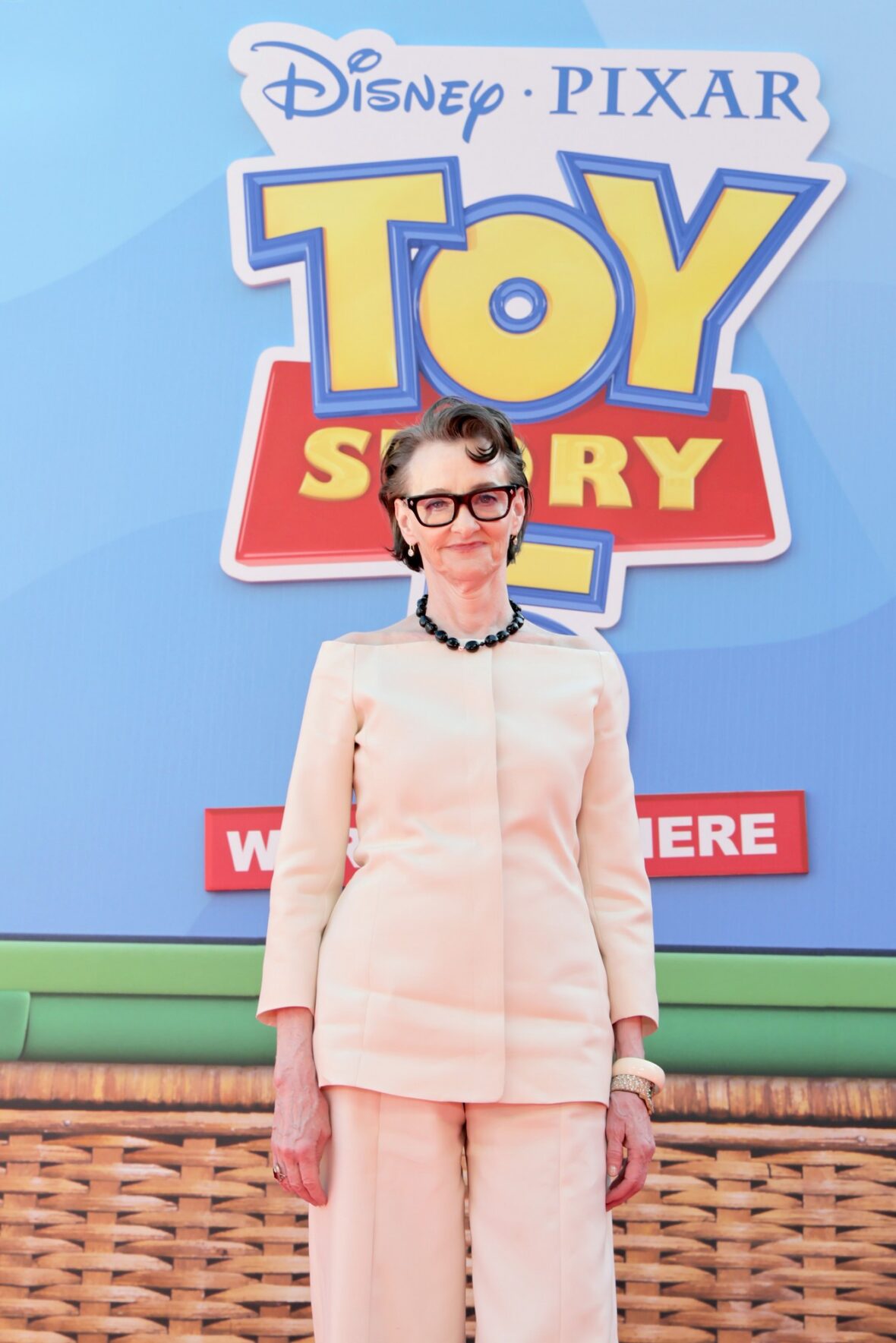 Joan Cusack attends the Toy Story 5 premiere in Los Angeles