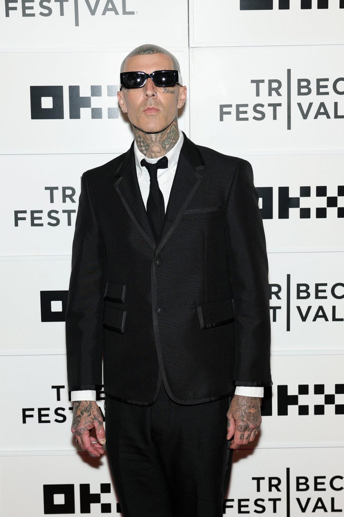 Travis Barker at his Tribeca Film Festival premiere