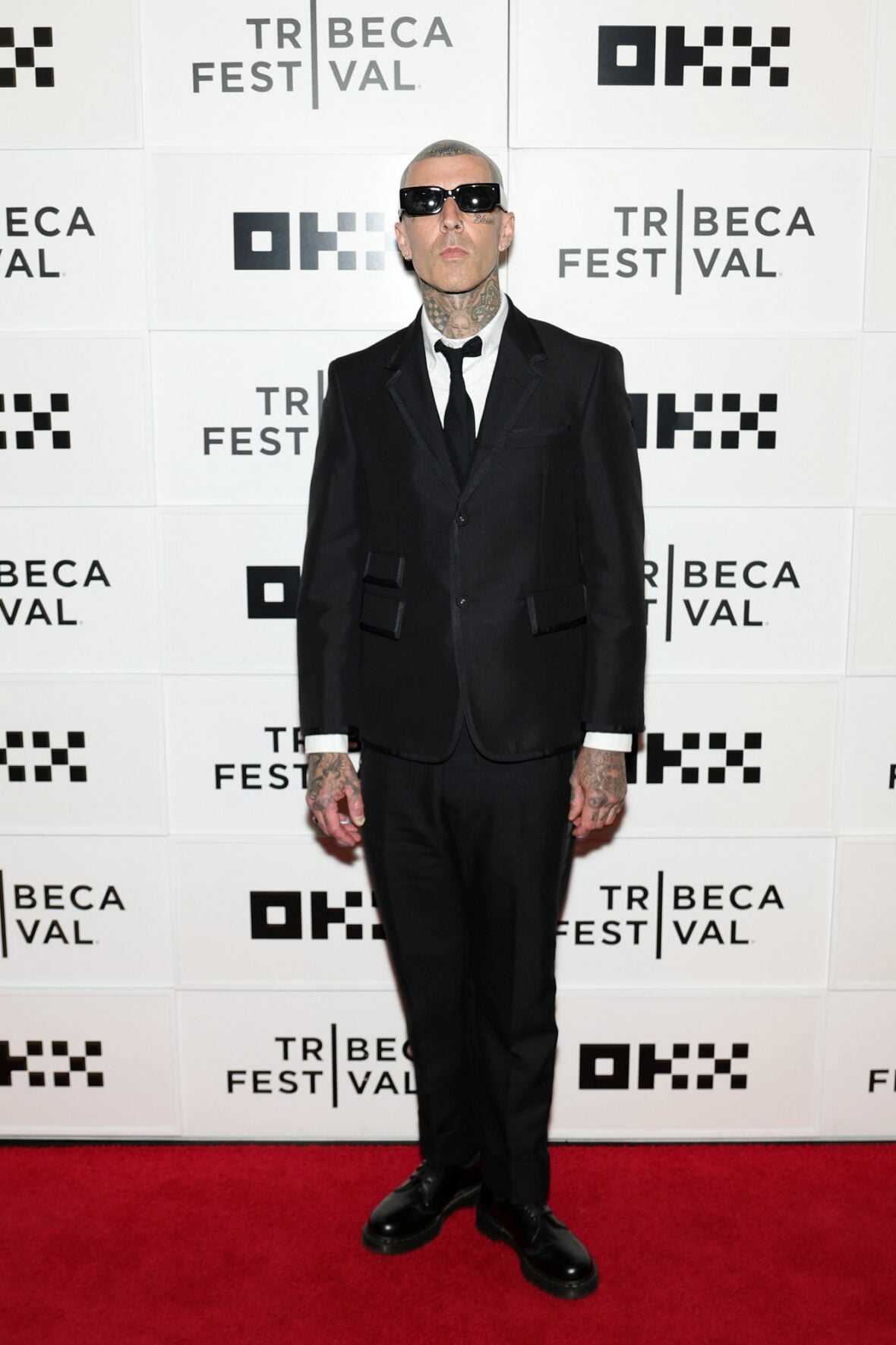 Travis Barker at his Tribeca Film Festival premiere