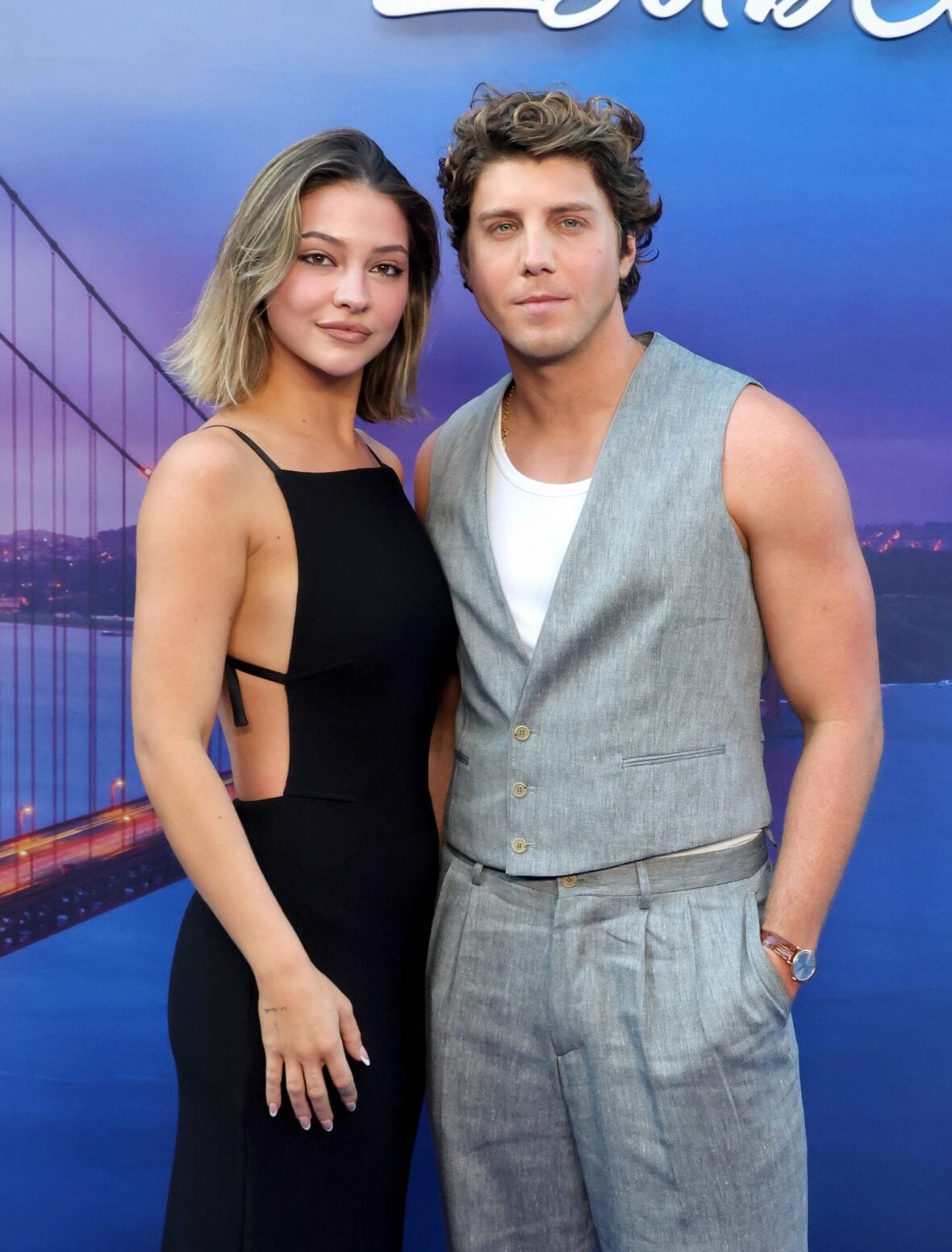 Madelyn Cline & Lukas Gage at the Voicemails for Isabelle premiere