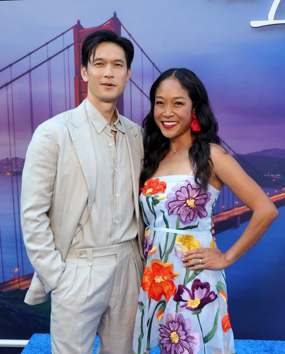 Harry Shum Jr & Shelby Rabara at the Voicemails for Isabelle premiere