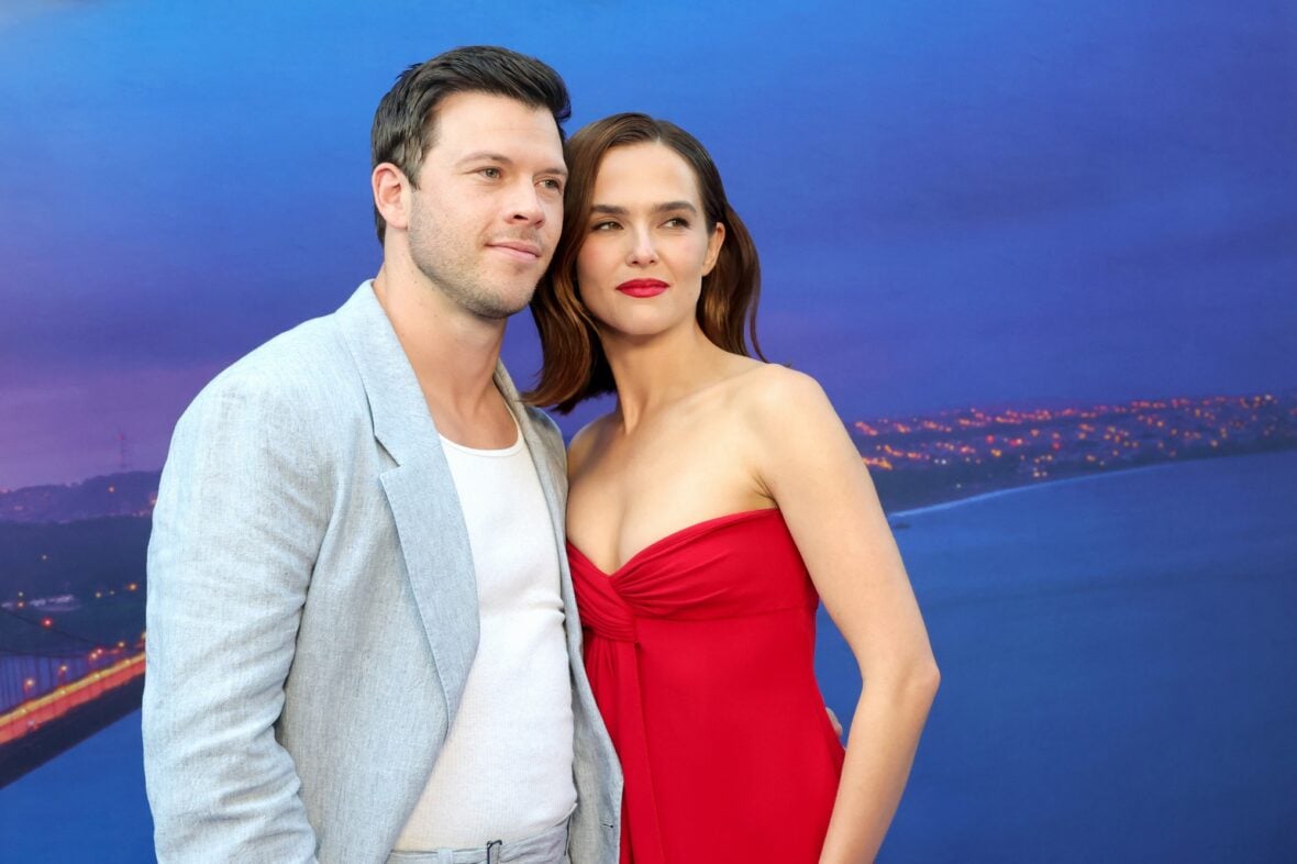 Jimmy Tatro & Zoey Deutch at the Voicemails for Isabelle premiere