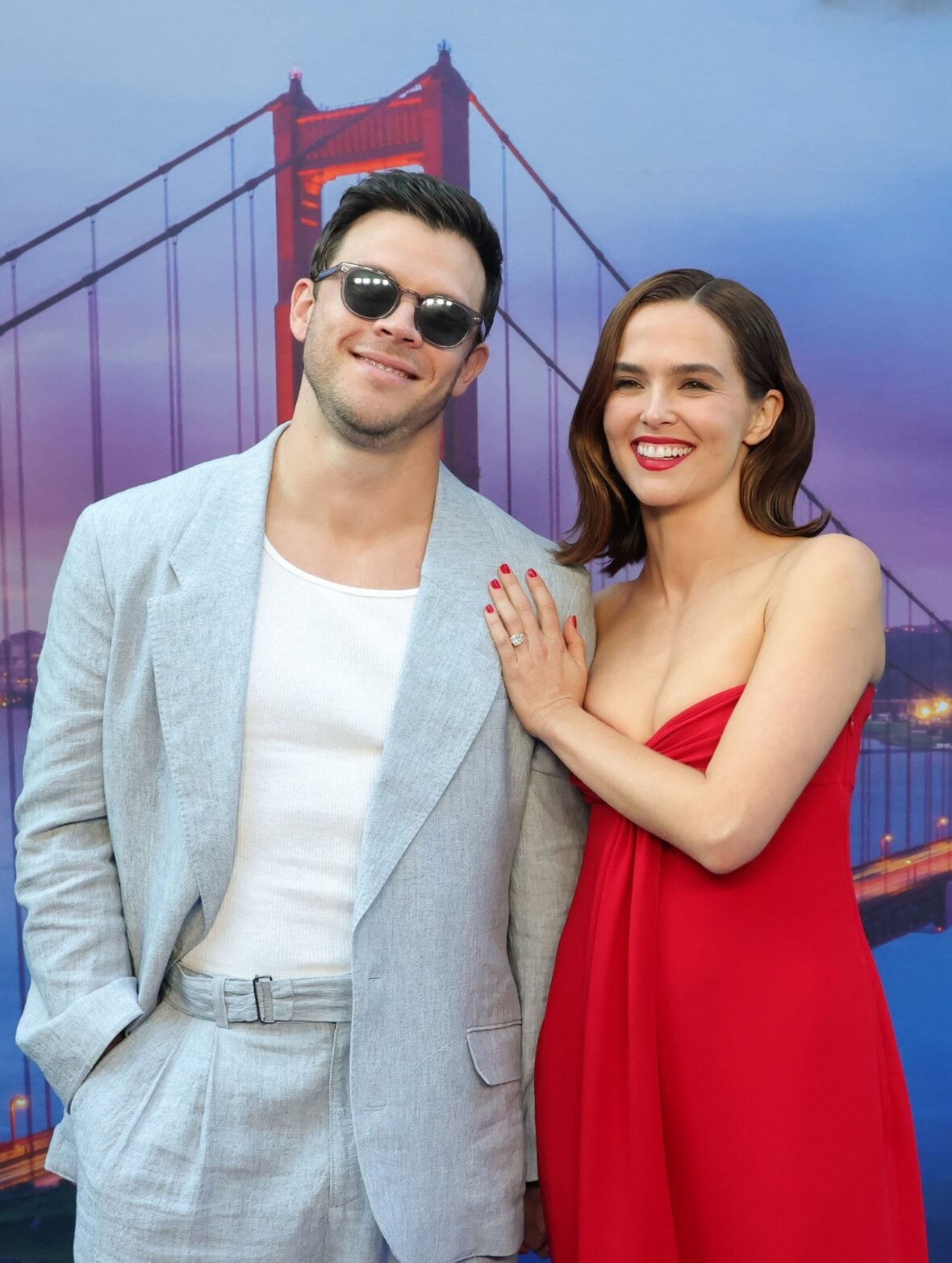 Jimmy Tatro & Zoey Deutch at the Voicemails for Isabelle premiere
