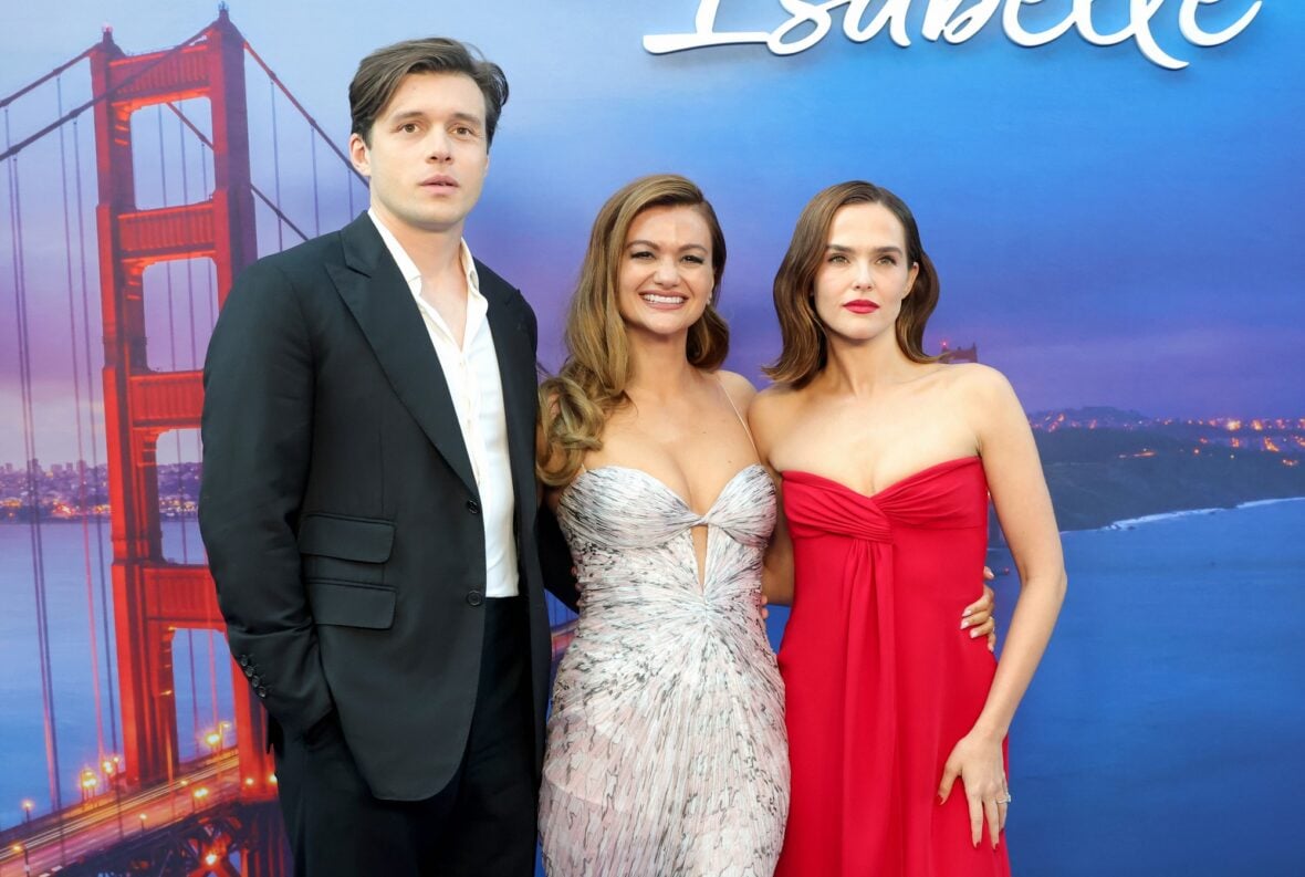 Nick Robinson, Leah McKendrick and Zoey Deutch at the Voicemails for Isabelle premiere