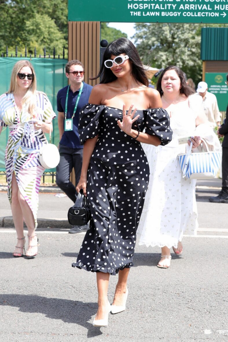 Jameela Jamil at Wimbledon 2026.