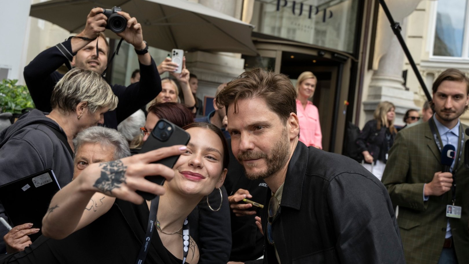 Daniel Brühl arrives in Karlovy Vary