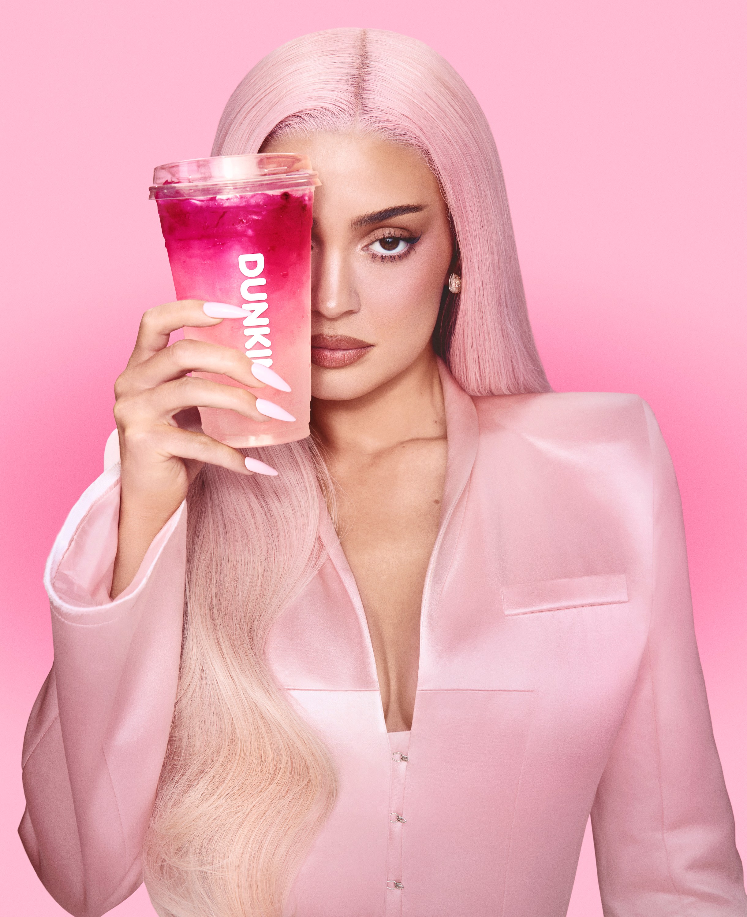 Kylie Jenner partners with Dunkin’ for the King Kylie Collection, a trio of limited-time drinks inspired by that era of her life.