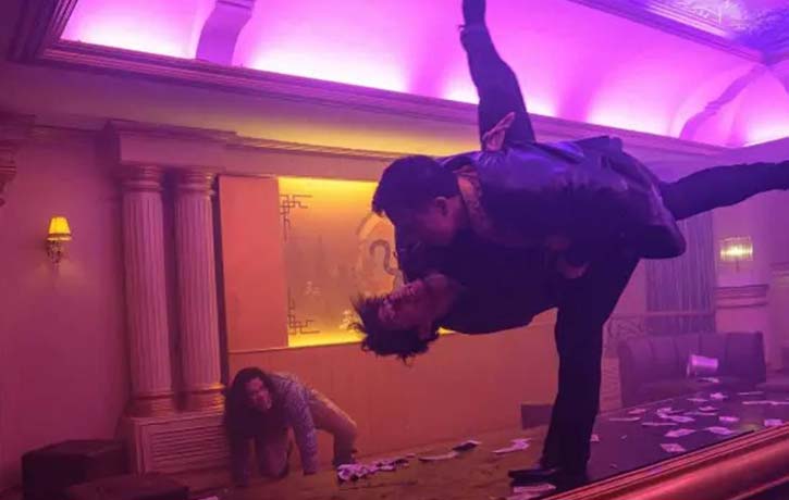 Joe Taslim executes a flawless hip throw in The Furious