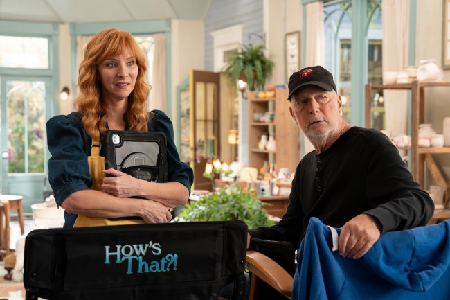 Lisa Kudrow and James Burrows in 'The Comeback' Season 3