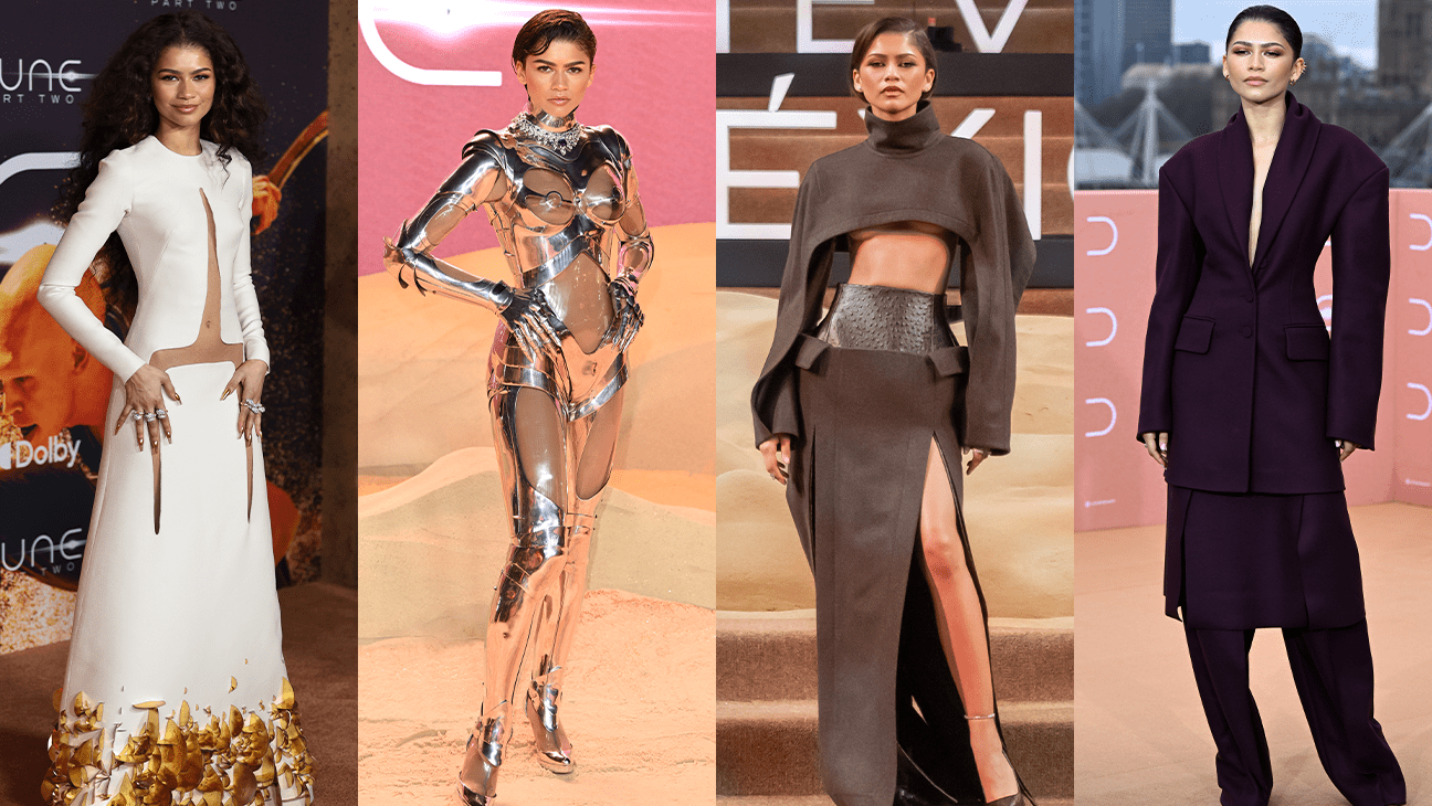 Zendaya for 'Dune: Part Two' press tour.