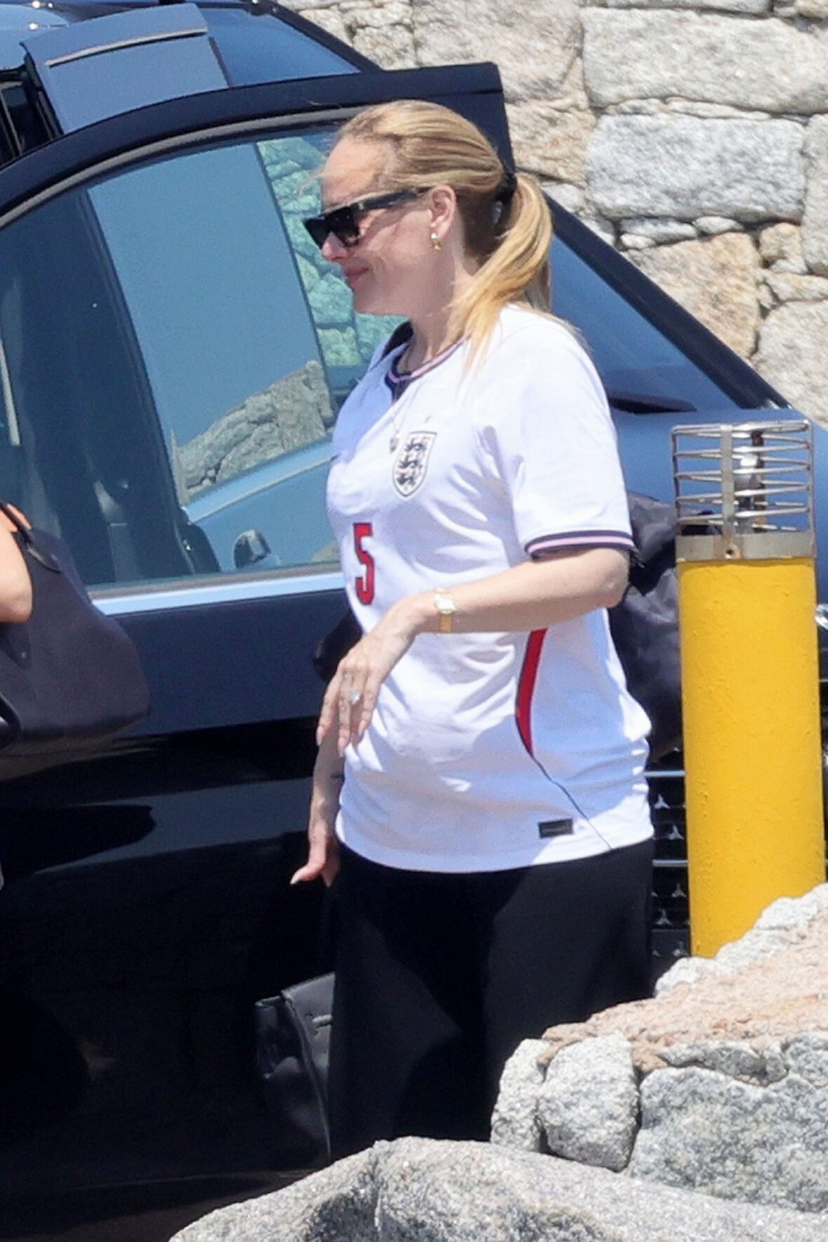 Adele in Sardinia, Italy on July 14, 2026