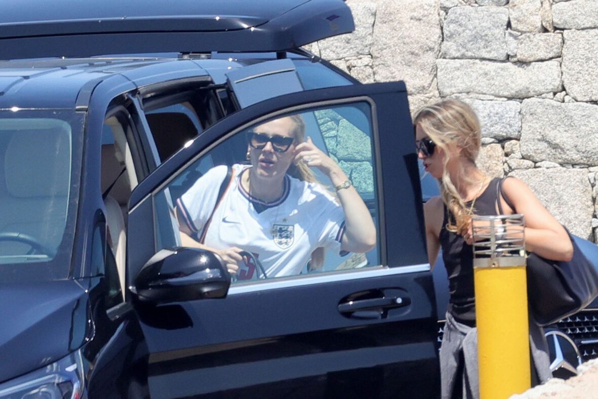 Adele in Sardinia, Italy on July 14, 2026