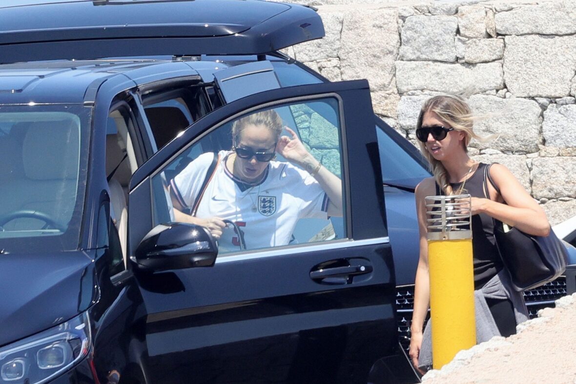 Adele in Sardinia, Italy on July 14, 2026