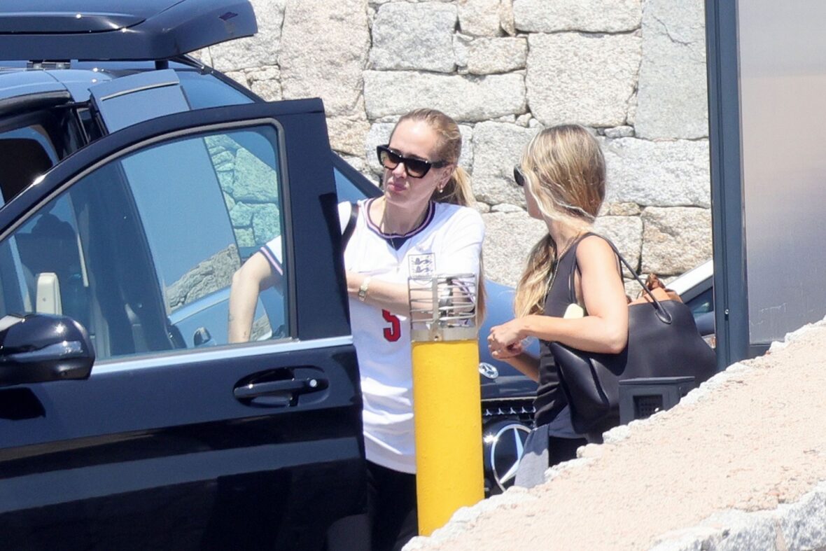 Adele in Sardinia, Italy on July 14, 2026