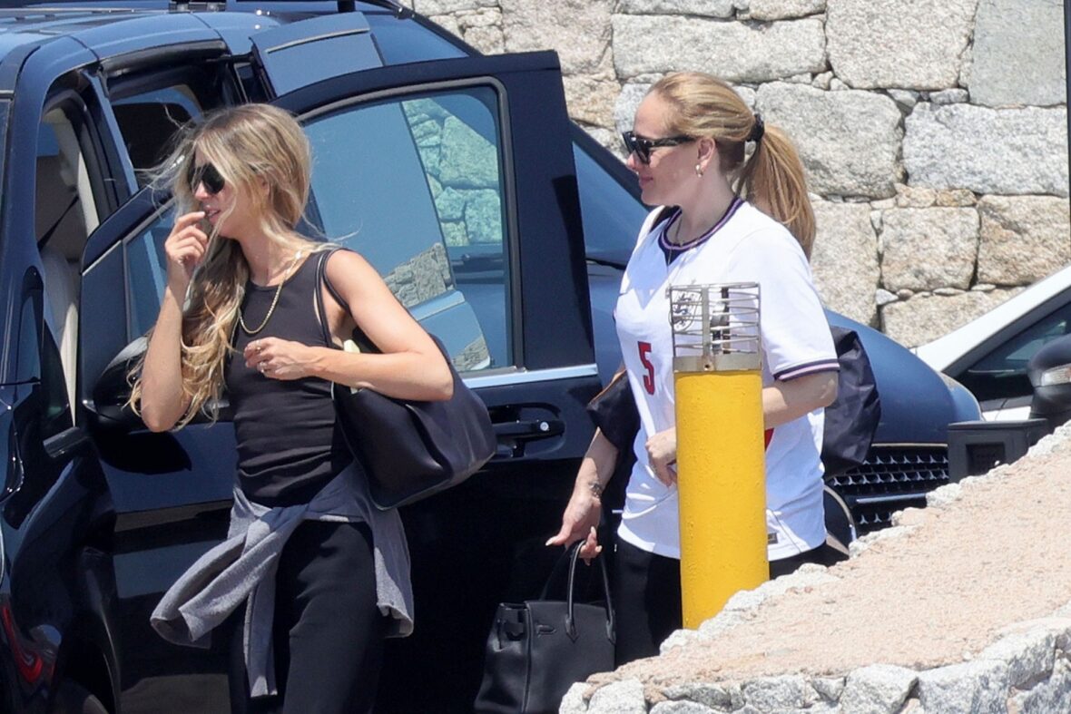 Adele in Sardinia, Italy on July 14, 2026