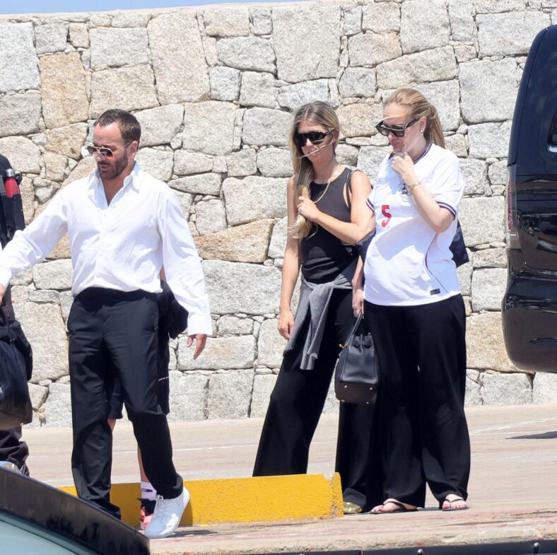 Tom Ford and Adele in Sardinia, Italy on July 14, 2026