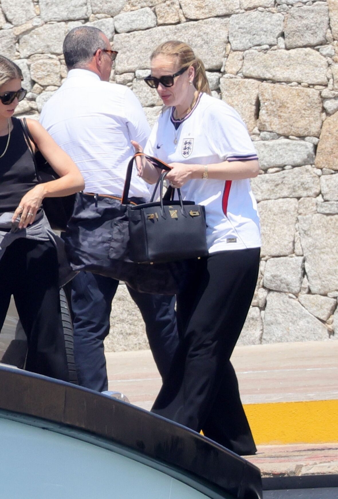 Adele in Sardinia, Italy on July 14, 2026