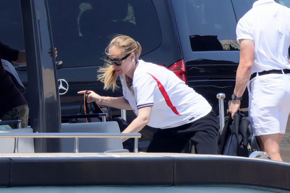 Adele in Sardinia, Italy on July 14, 2026