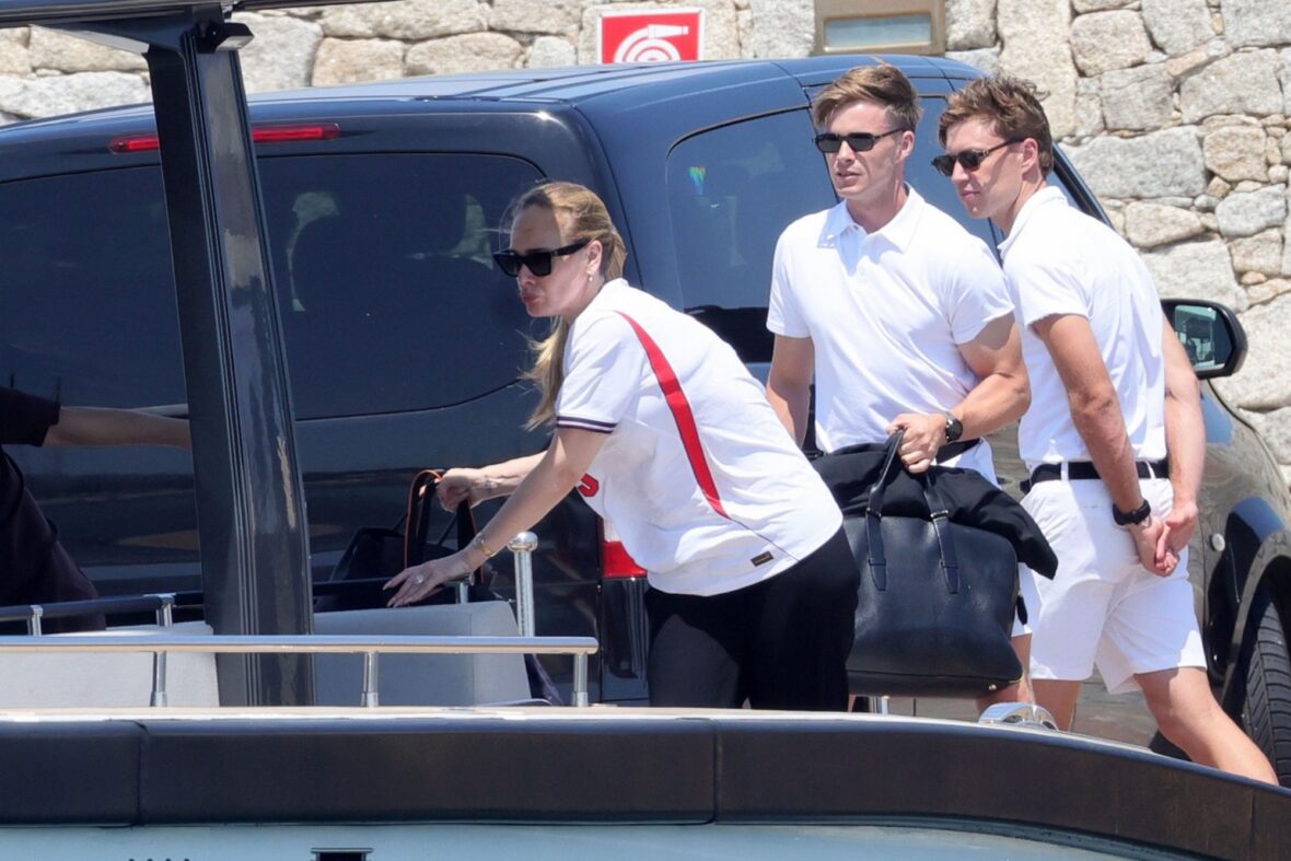 Adele in Sardinia, Italy on July 14, 2026
