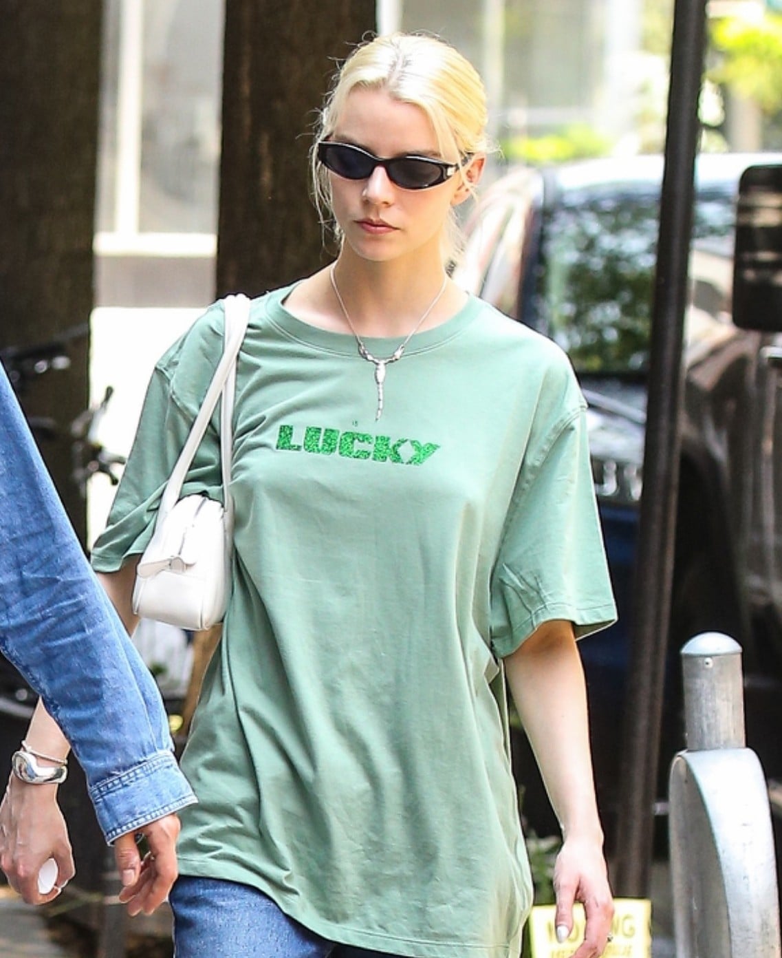 Anya Taylor Joy day out in NYC with Malcolm McRae