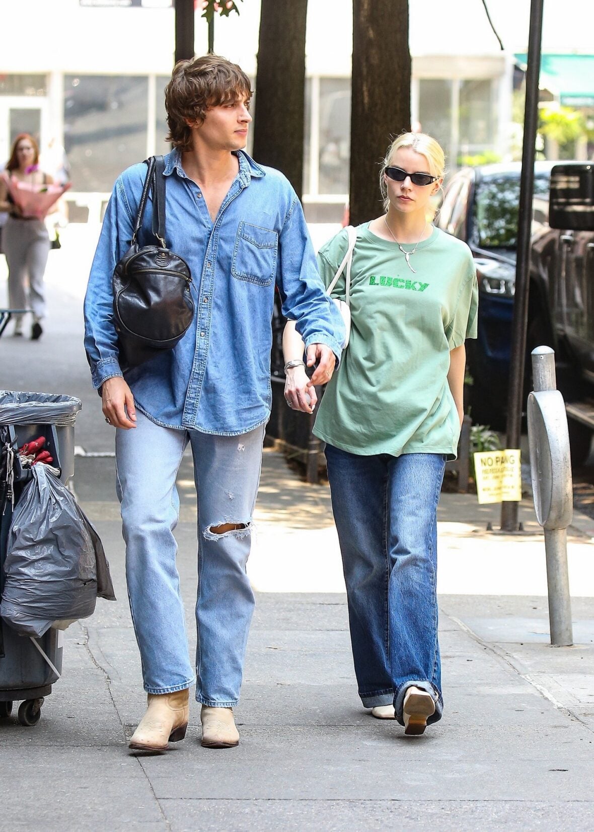 Anya Taylor Joy day out in NYC with Malcolm McRae