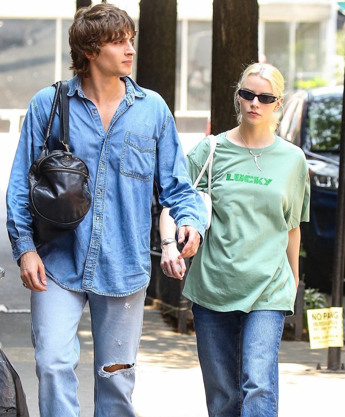 Anya Taylor Joy day out in NYC with Malcolm McRae