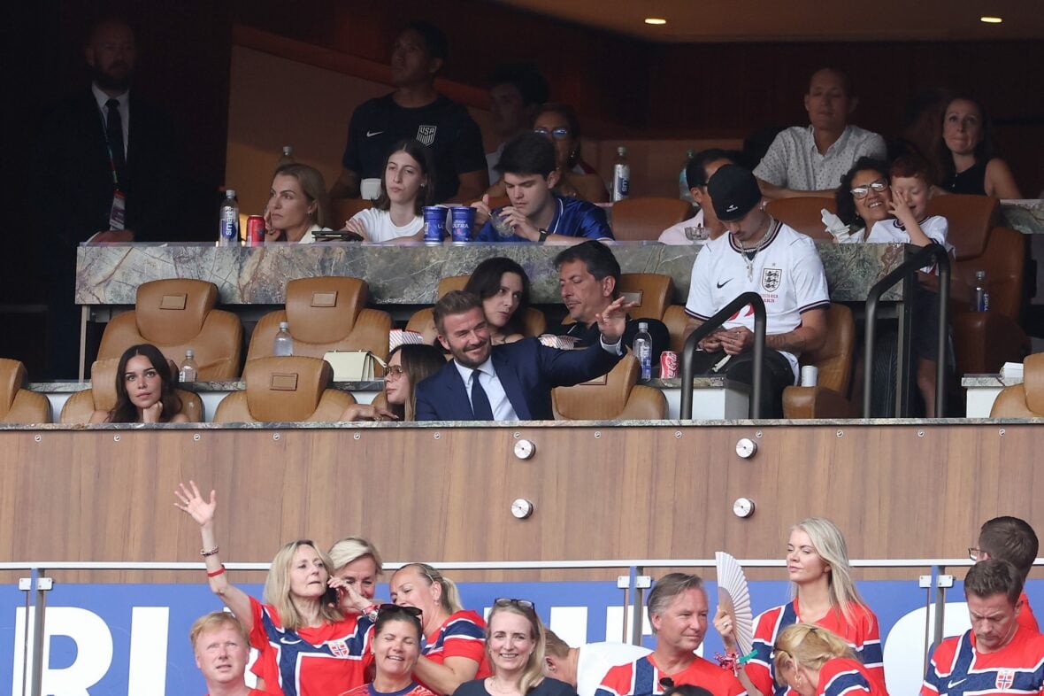 Beckham family watching England's World Cup 2026 game against Norway
