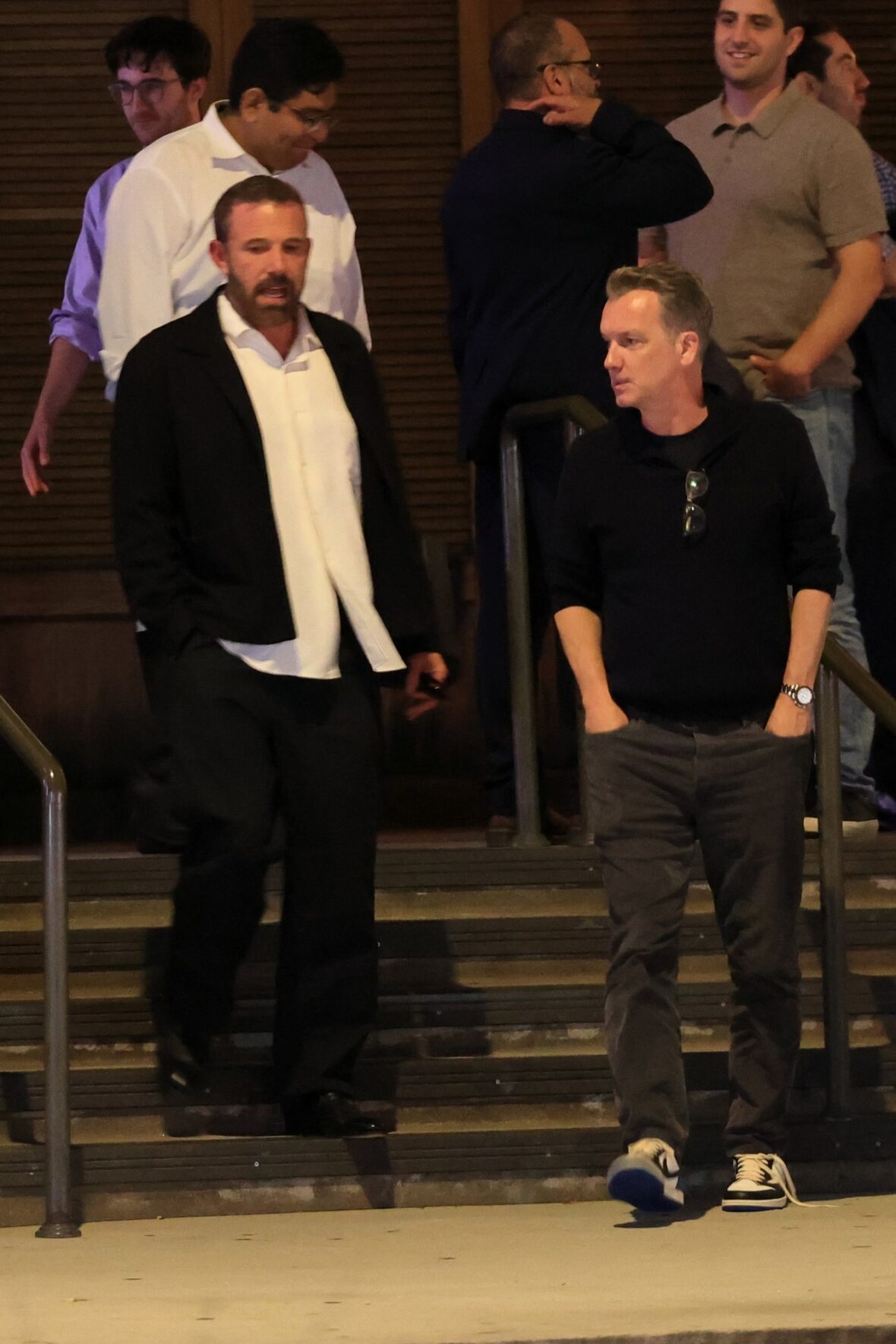 Ben Affleck & Sean Bailey at dinner