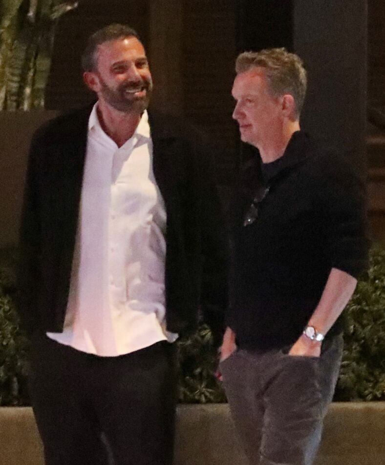 Ben Affleck & Sean Bailey at dinner
