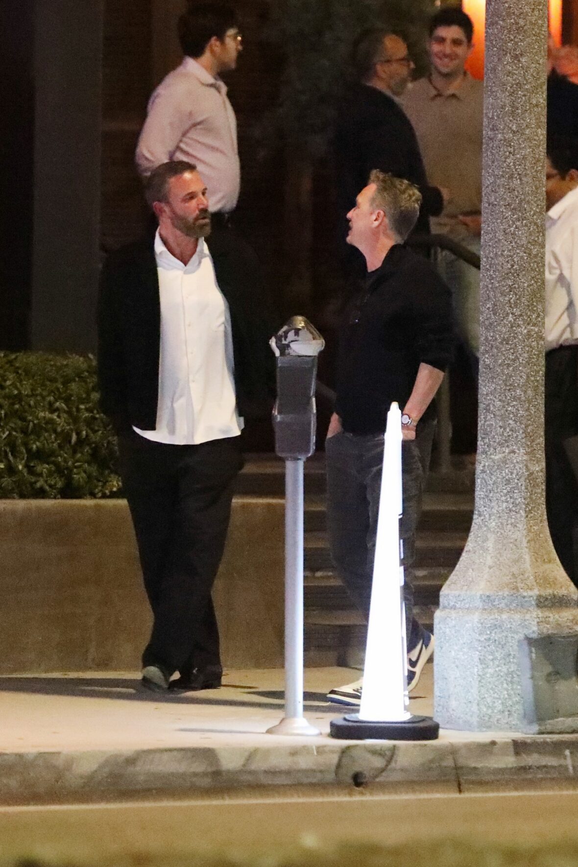 Ben Affleck & Sean Bailey at dinner