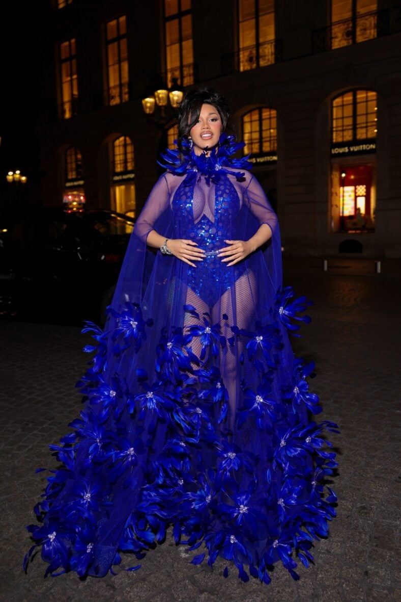 Cardi B in Paris for Fashion Week