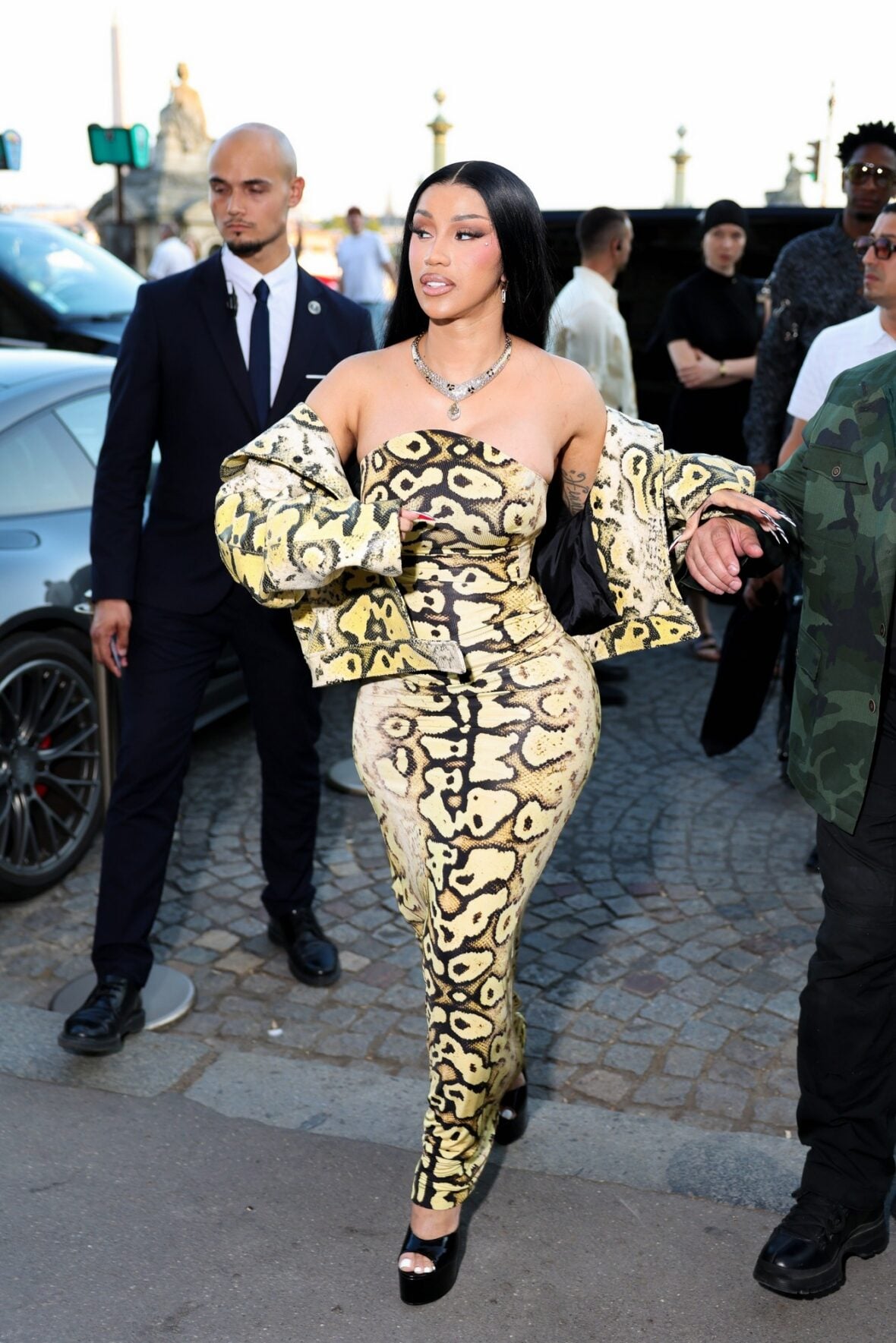 Cardi B in Paris for Fashion Week