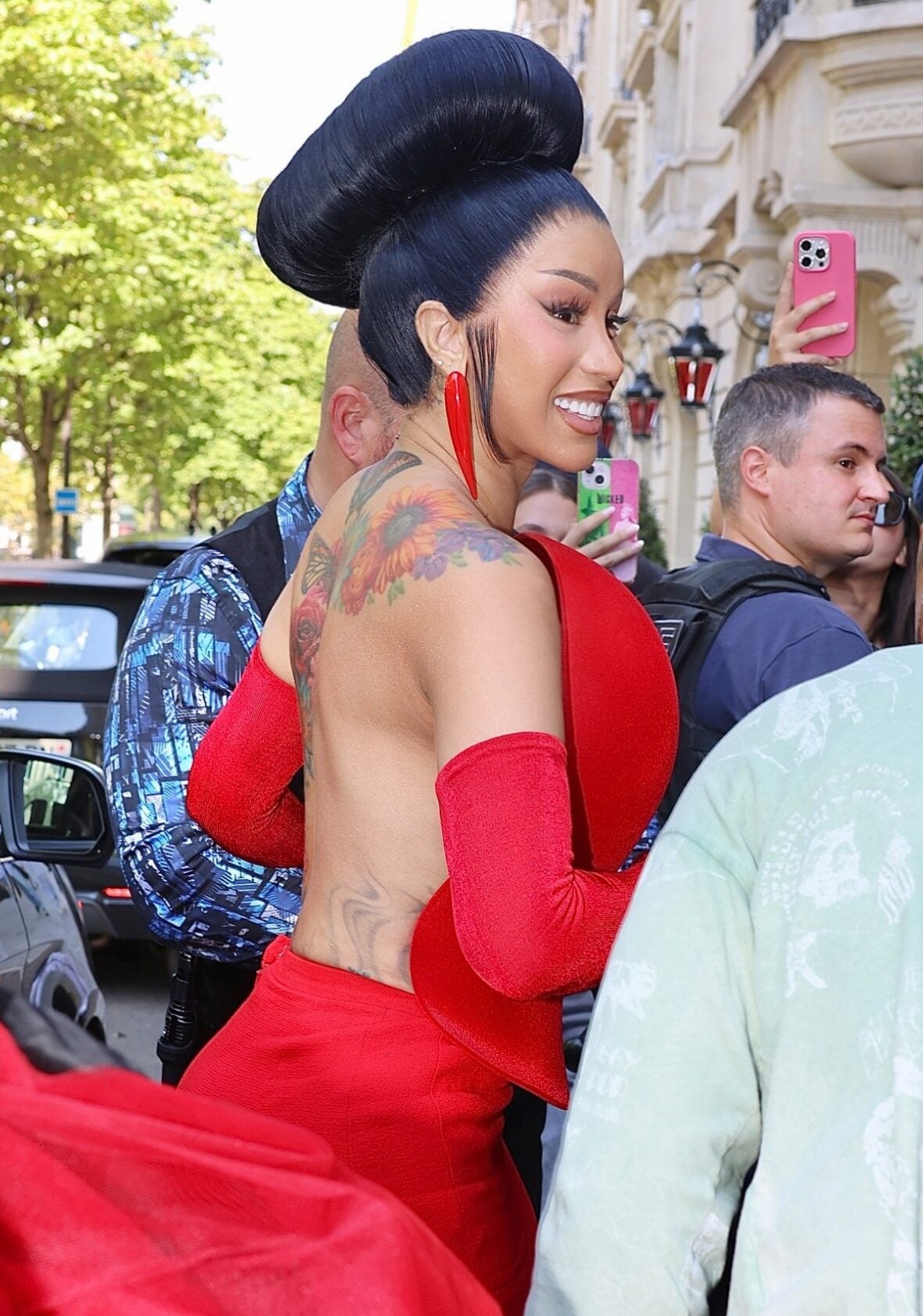 Cardi B in Paris for Fashion Week
