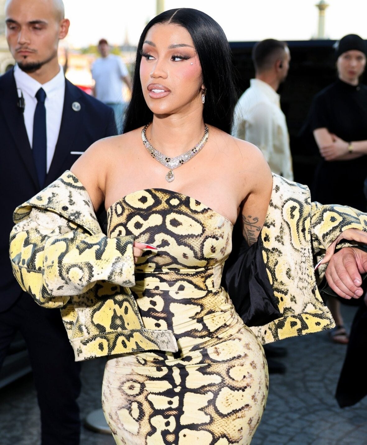 Cardi B in Paris for Fashion Week