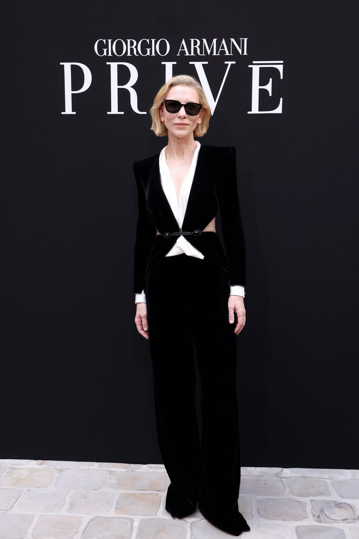Cate Blanchett attends Giorgio Armani Prive fashion show